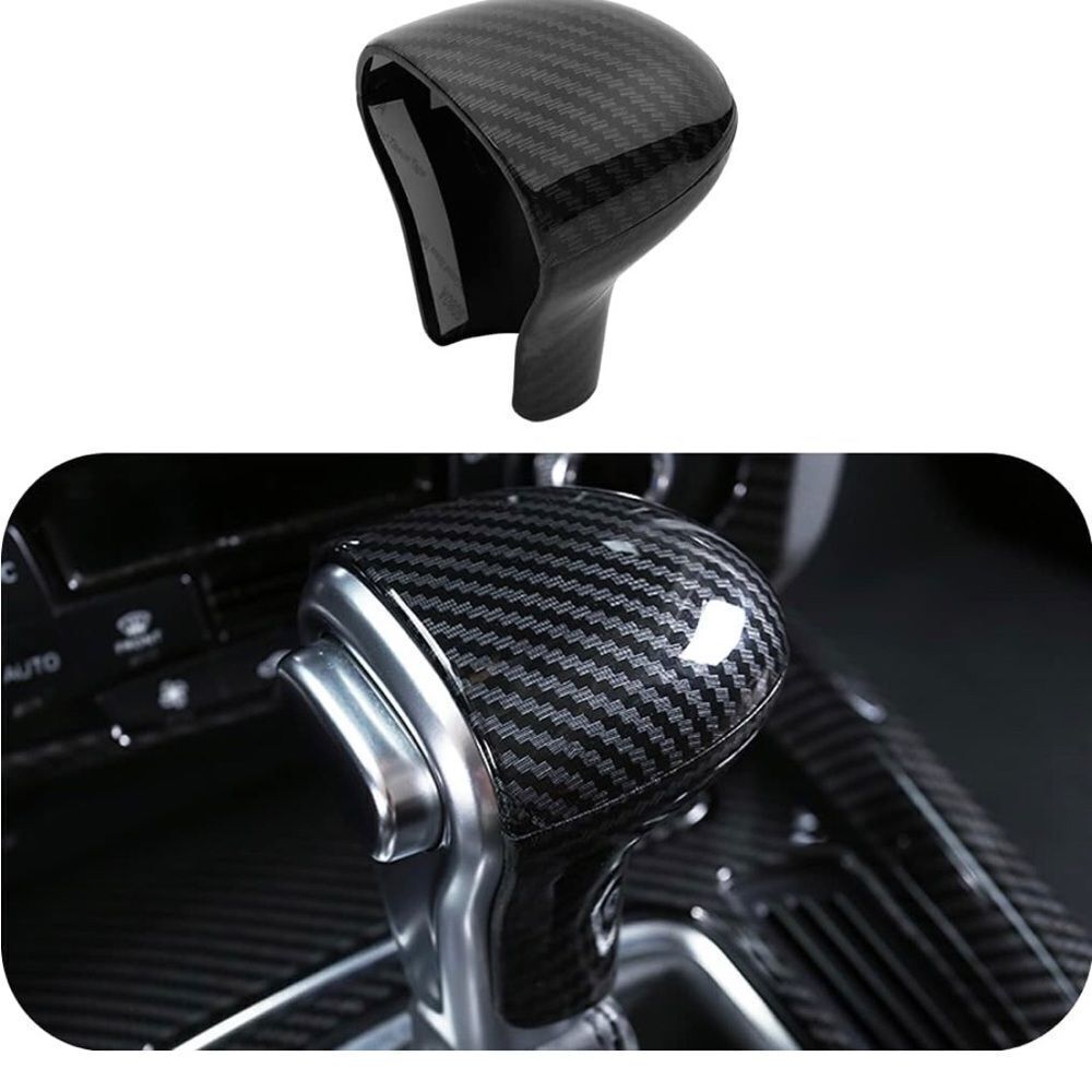 Sports style gear shift knob cover sticker head for Audi